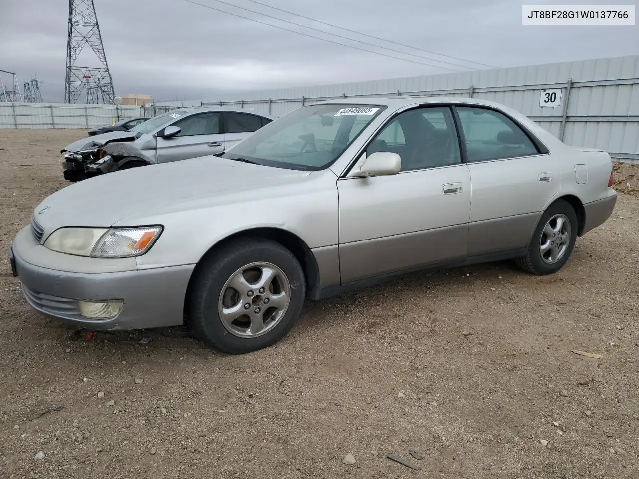 1998 Lexus Es 300 VIN: JT8BF28G1W0137766 Lot: 44849085