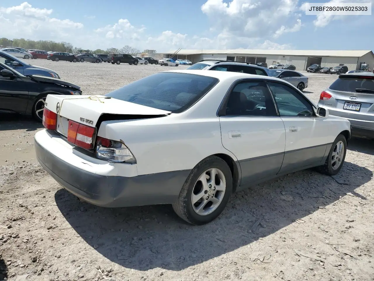 1998 Lexus Es 300 VIN: JT8BF28G0W5025303 Lot: 51935215