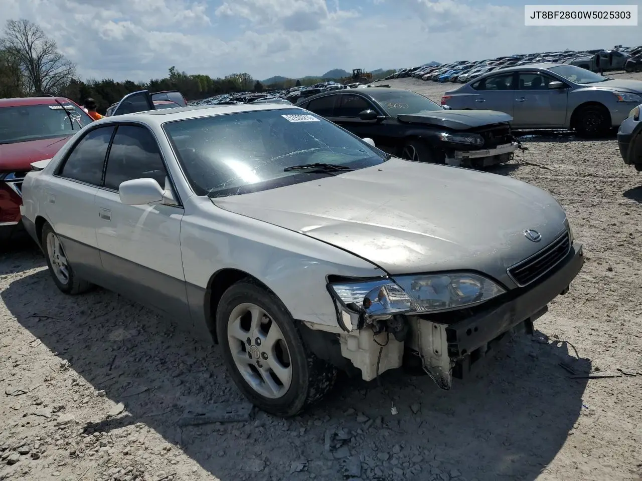 1998 Lexus Es 300 VIN: JT8BF28G0W5025303 Lot: 51935215