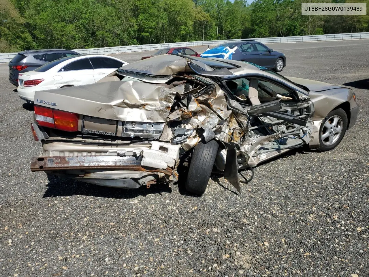 1998 Lexus Es 300 VIN: JT8BF28G0W0139489 Lot: 53041695