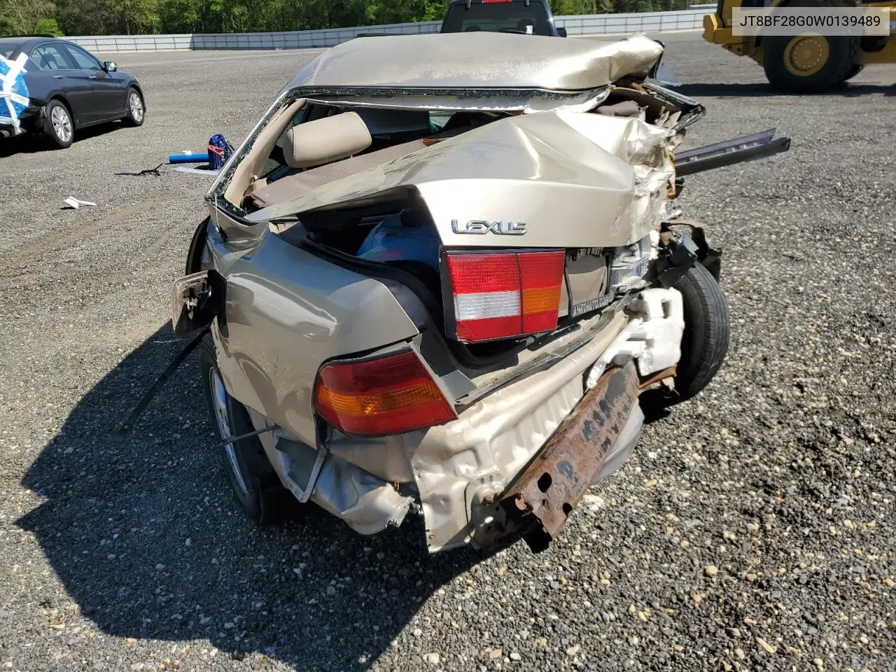 1998 Lexus Es 300 VIN: JT8BF28G0W0139489 Lot: 53041695