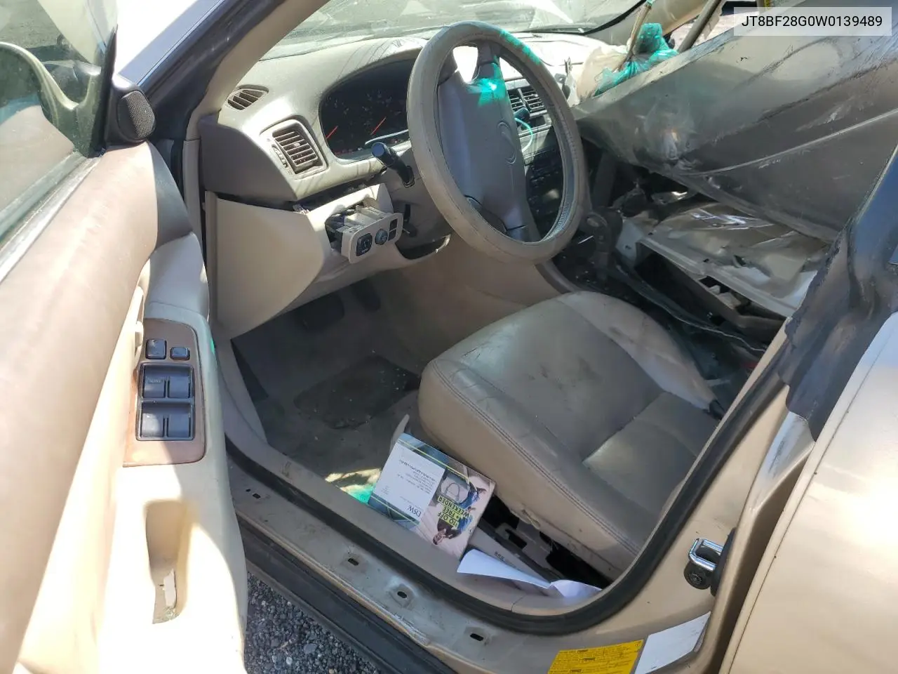 1998 Lexus Es 300 VIN: JT8BF28G0W0139489 Lot: 53041695