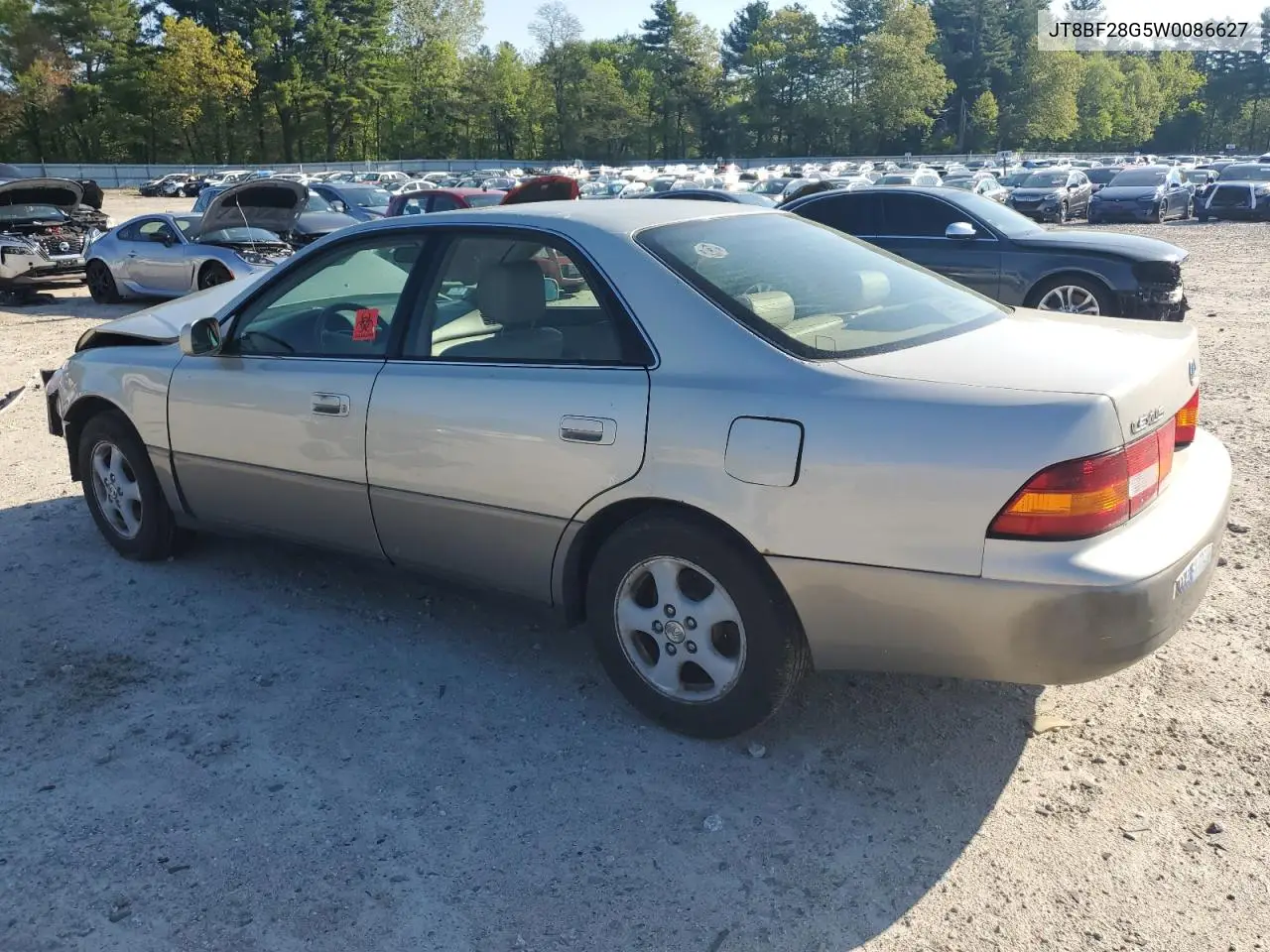 1998 Lexus Es 300 VIN: JT8BF28G5W0086627 Lot: 56021985