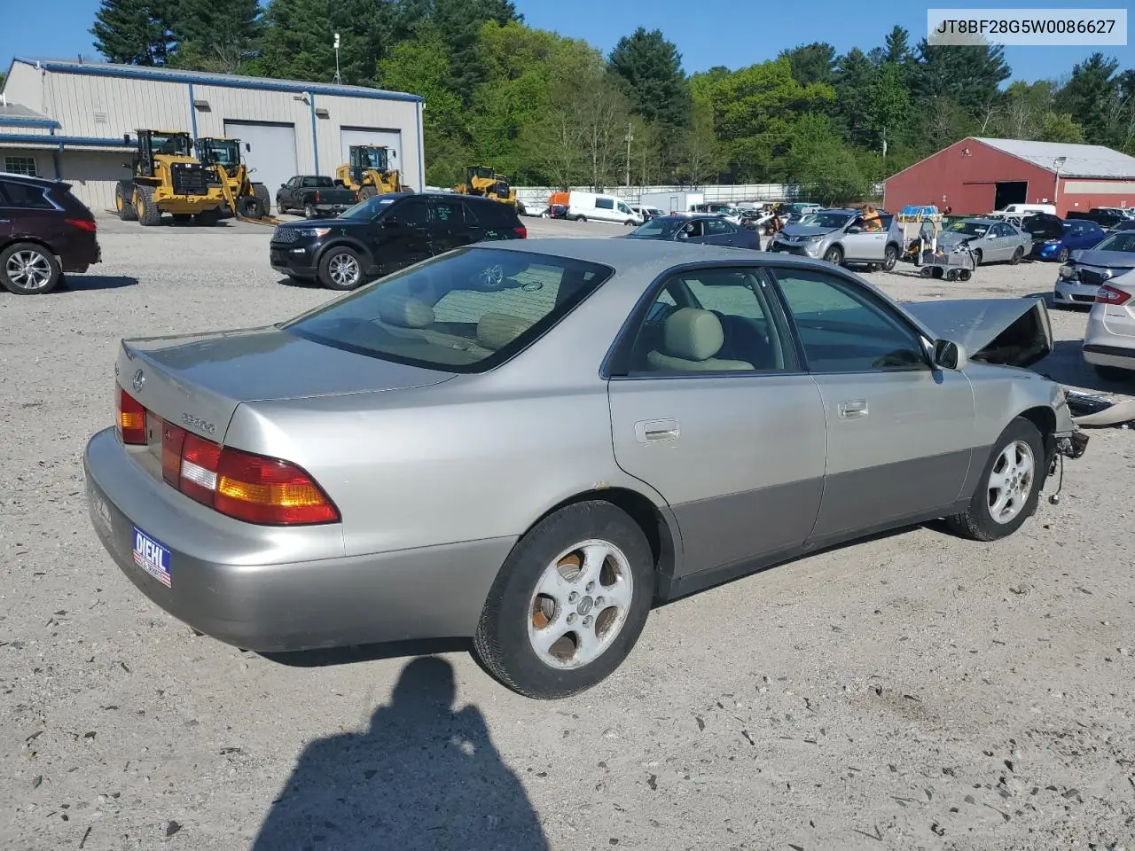 1998 Lexus Es 300 VIN: JT8BF28G5W0086627 Lot: 56021985