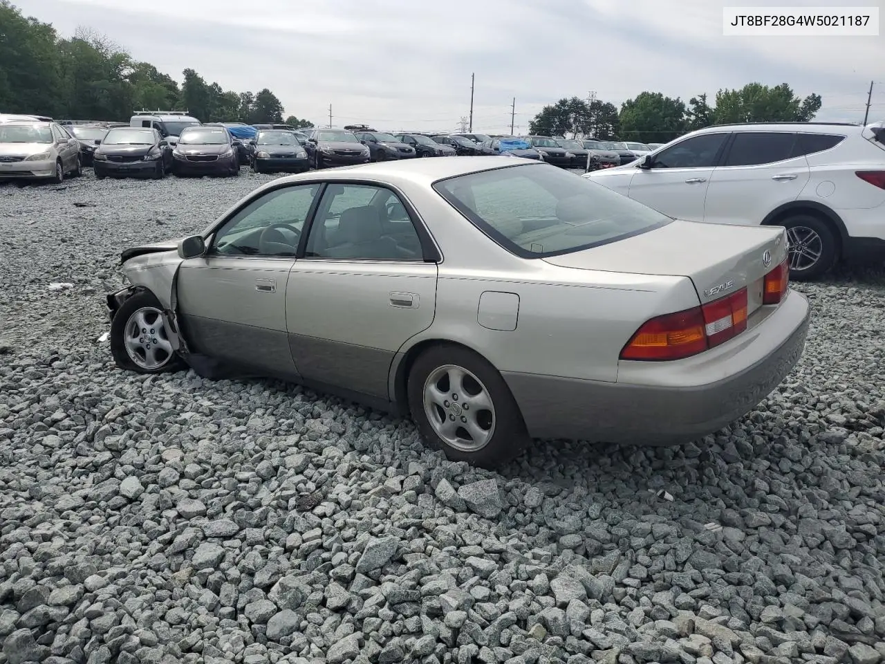 1998 Lexus Es 300 VIN: JT8BF28G4W5021187 Lot: 60317445