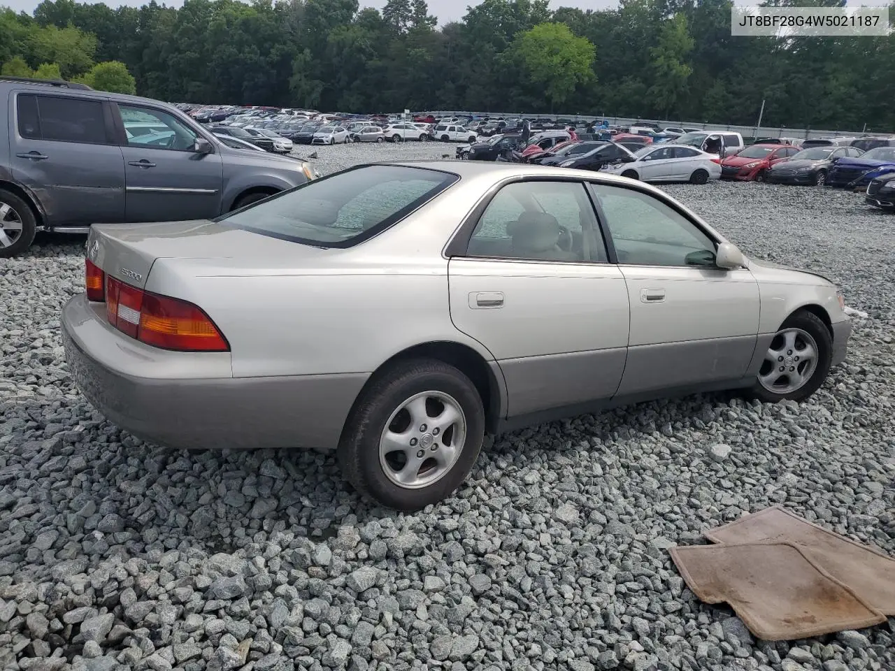 1998 Lexus Es 300 VIN: JT8BF28G4W5021187 Lot: 60317445