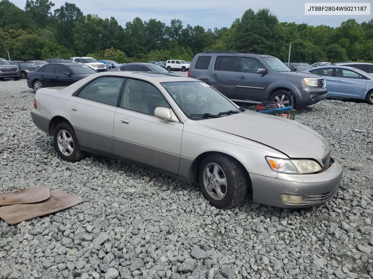 1998 Lexus Es 300 VIN: JT8BF28G4W5021187 Lot: 60317445