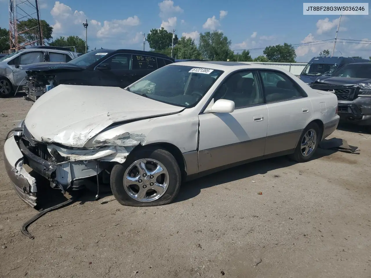 1998 Lexus Es 300 VIN: JT8BF28G3W5036246 Lot: 61221385