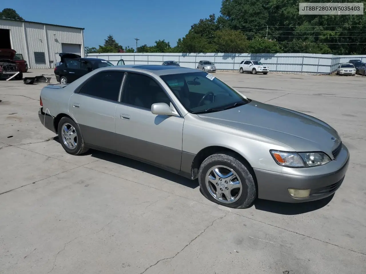 1998 Lexus Es 300 VIN: JT8BF28GXW5035403 Lot: 62361905