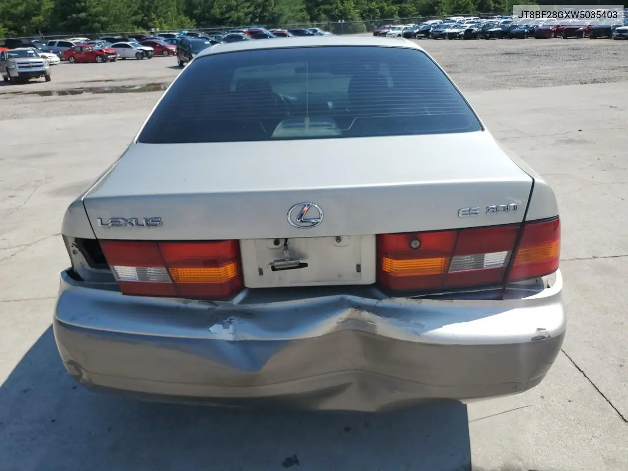 1998 Lexus Es 300 VIN: JT8BF28GXW5035403 Lot: 62361905