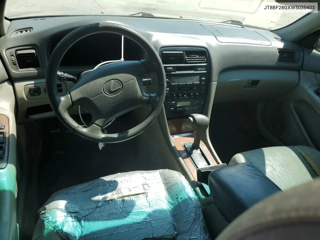 1998 Lexus Es 300 VIN: JT8BF28GXW5035403 Lot: 62361905