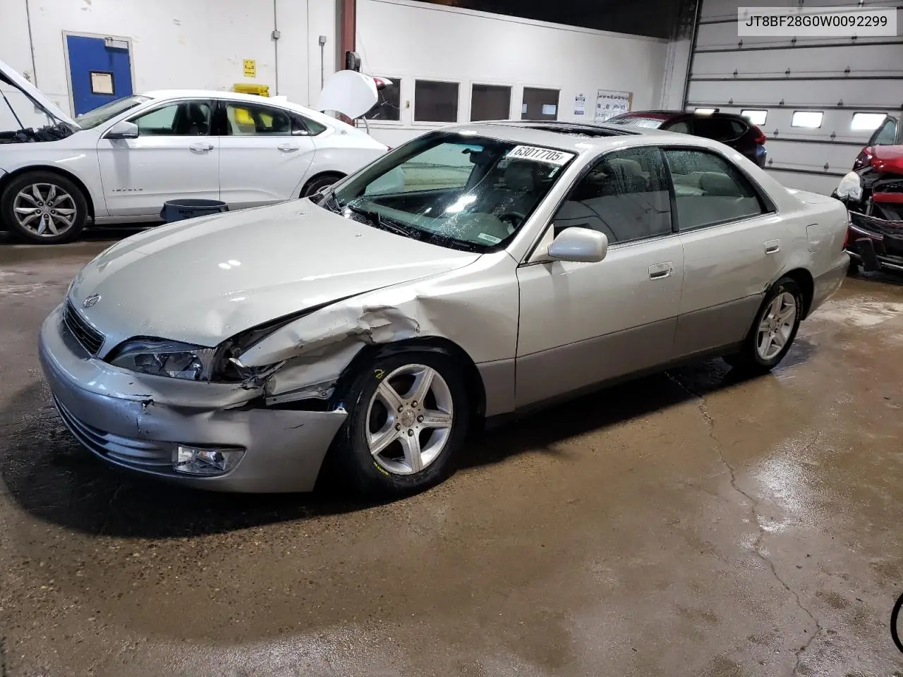 1998 Lexus Es 300 VIN: JT8BF28G0W0092299 Lot: 63017705