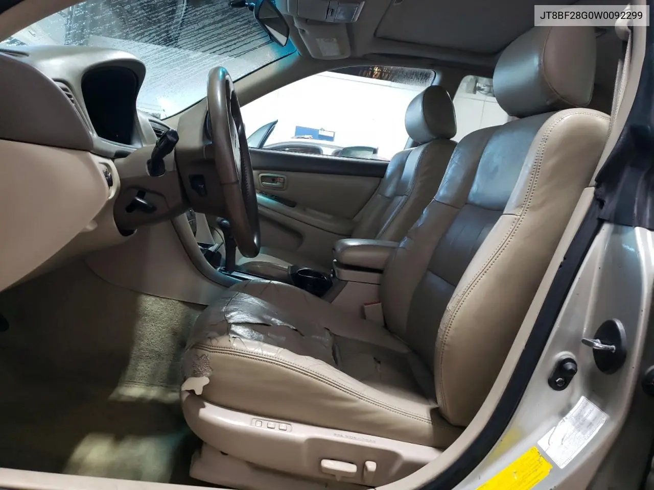 1998 Lexus Es 300 VIN: JT8BF28G0W0092299 Lot: 63017705