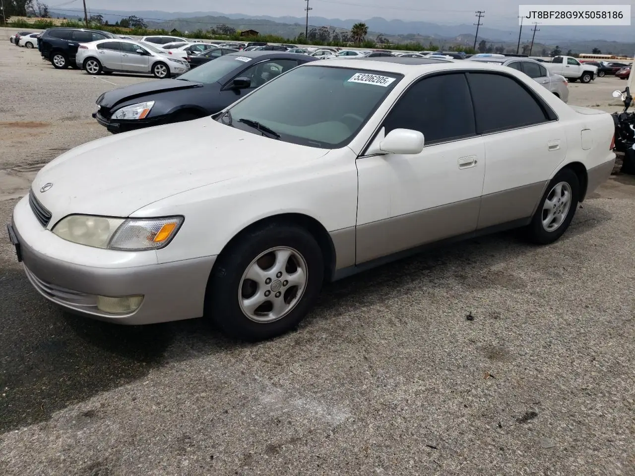 1999 Lexus Es 300 VIN: JT8BF28G9X5058186 Lot: 53206205