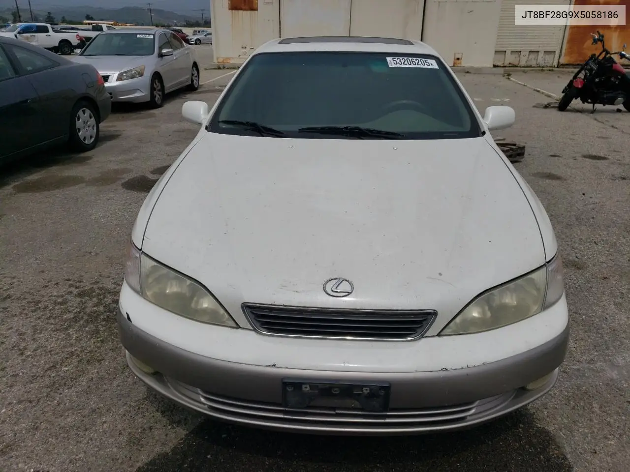 1999 Lexus Es 300 VIN: JT8BF28G9X5058186 Lot: 53206205