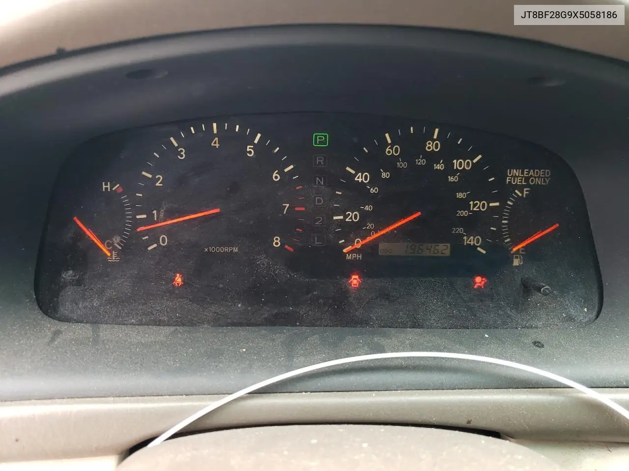1999 Lexus Es 300 VIN: JT8BF28G9X5058186 Lot: 53206205