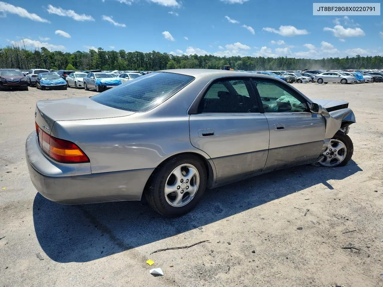 1999 Lexus Es 300 VIN: JT8BF28G8X0220791 Lot: 61610595