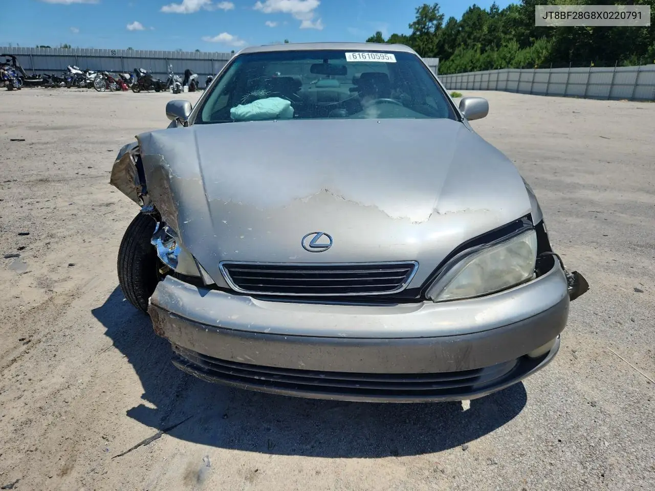 1999 Lexus Es 300 VIN: JT8BF28G8X0220791 Lot: 61610595