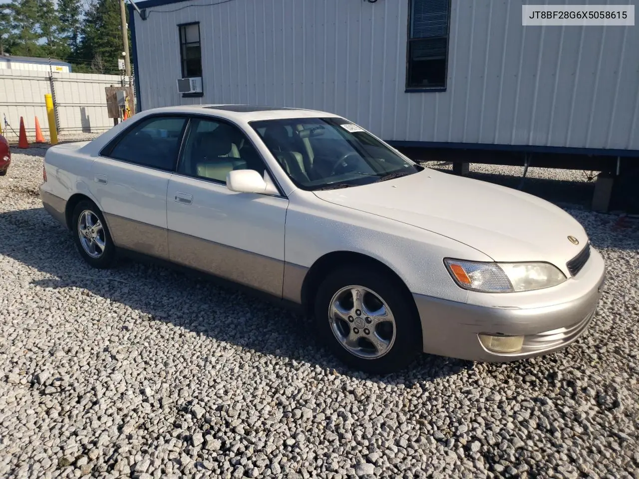 1999 Lexus Es 300 VIN: JT8BF28G6X5058615 Lot: 63405785
