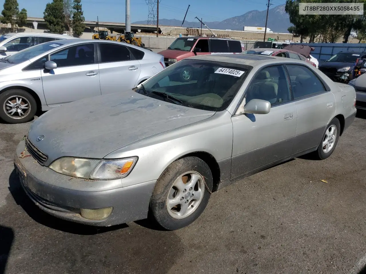 1999 Lexus Es 300 VIN: JT8BF28GXX5058455 Lot: 64174025