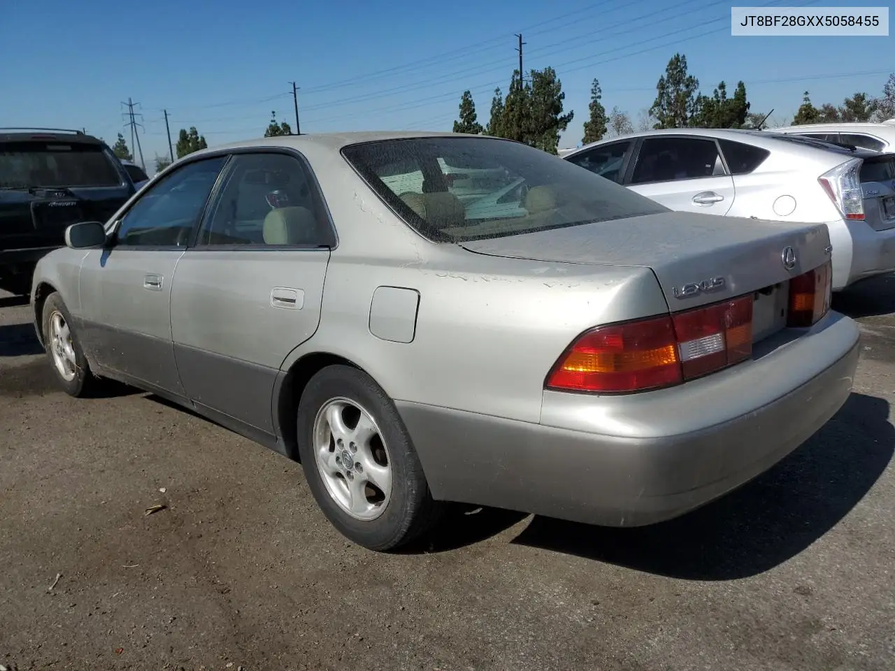 1999 Lexus Es 300 VIN: JT8BF28GXX5058455 Lot: 64174025