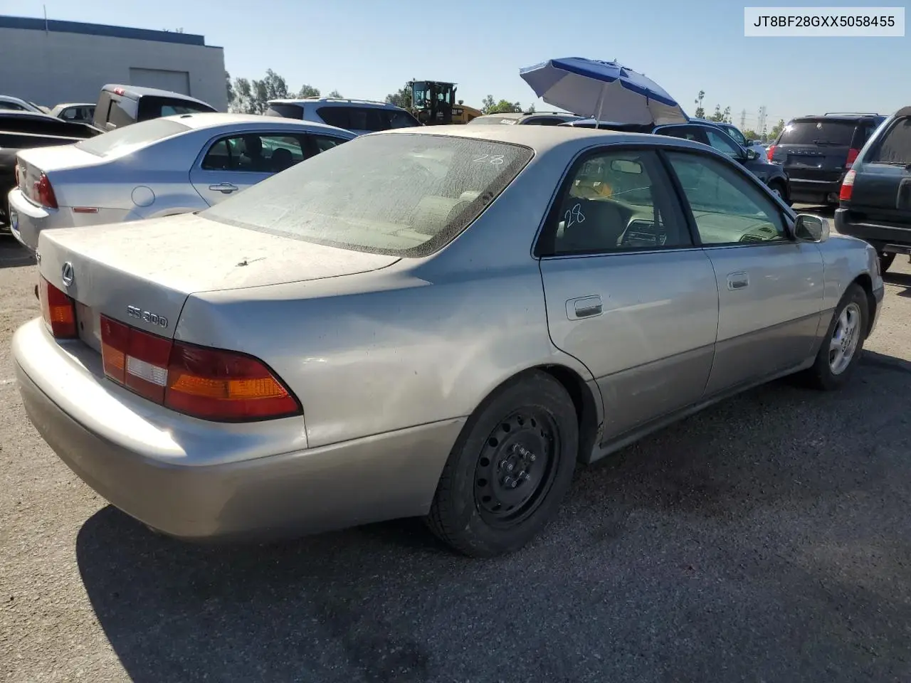 1999 Lexus Es 300 VIN: JT8BF28GXX5058455 Lot: 64174025