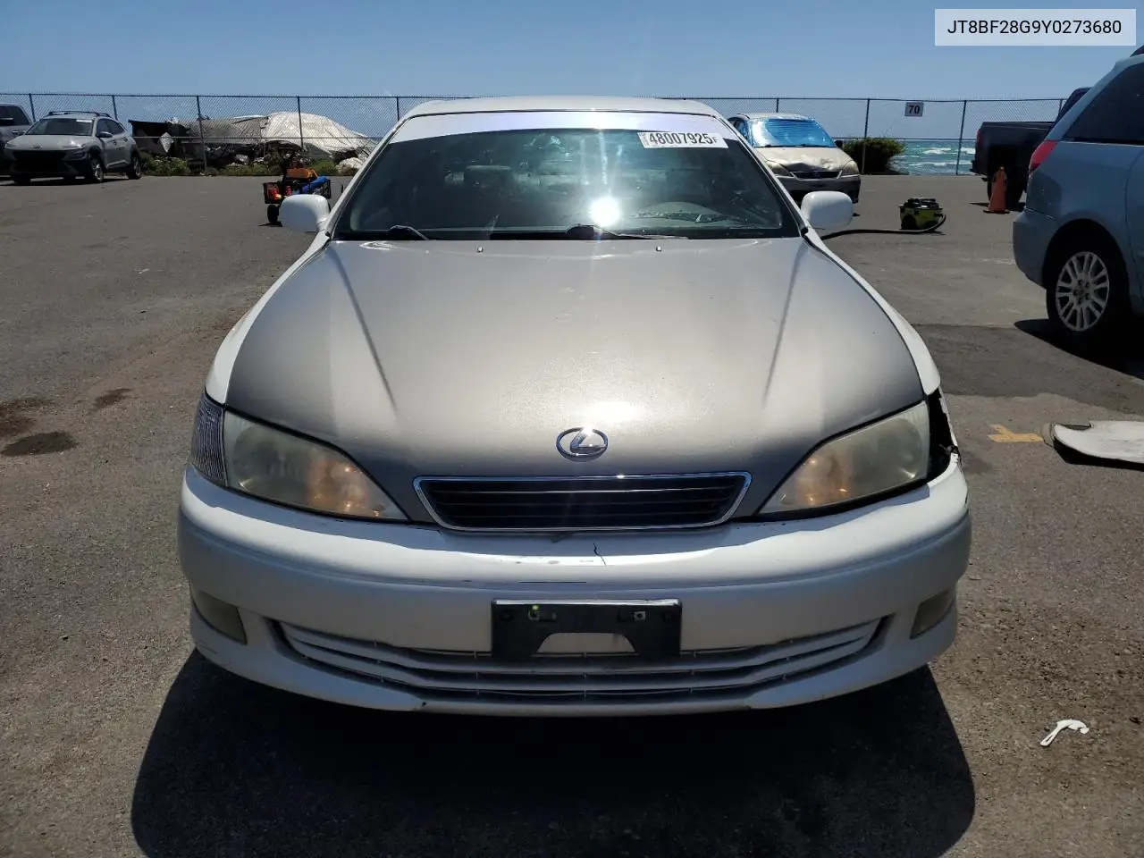 2000 Lexus Es 300 VIN: JT8BF28G9Y0273680 Lot: 48007925