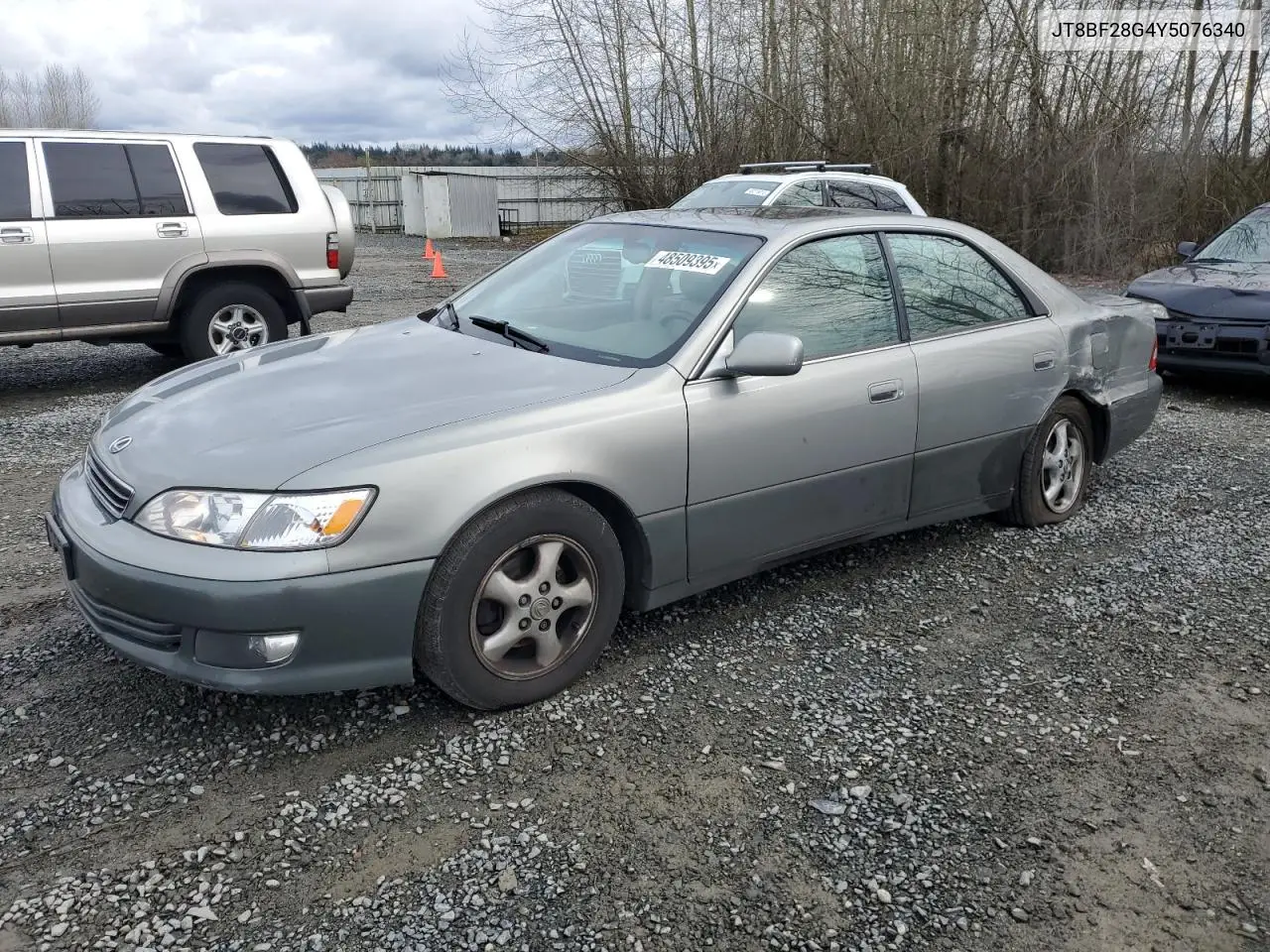 2000 Lexus Es 300 VIN: JT8BF28G4Y5076340 Lot: 48509395
