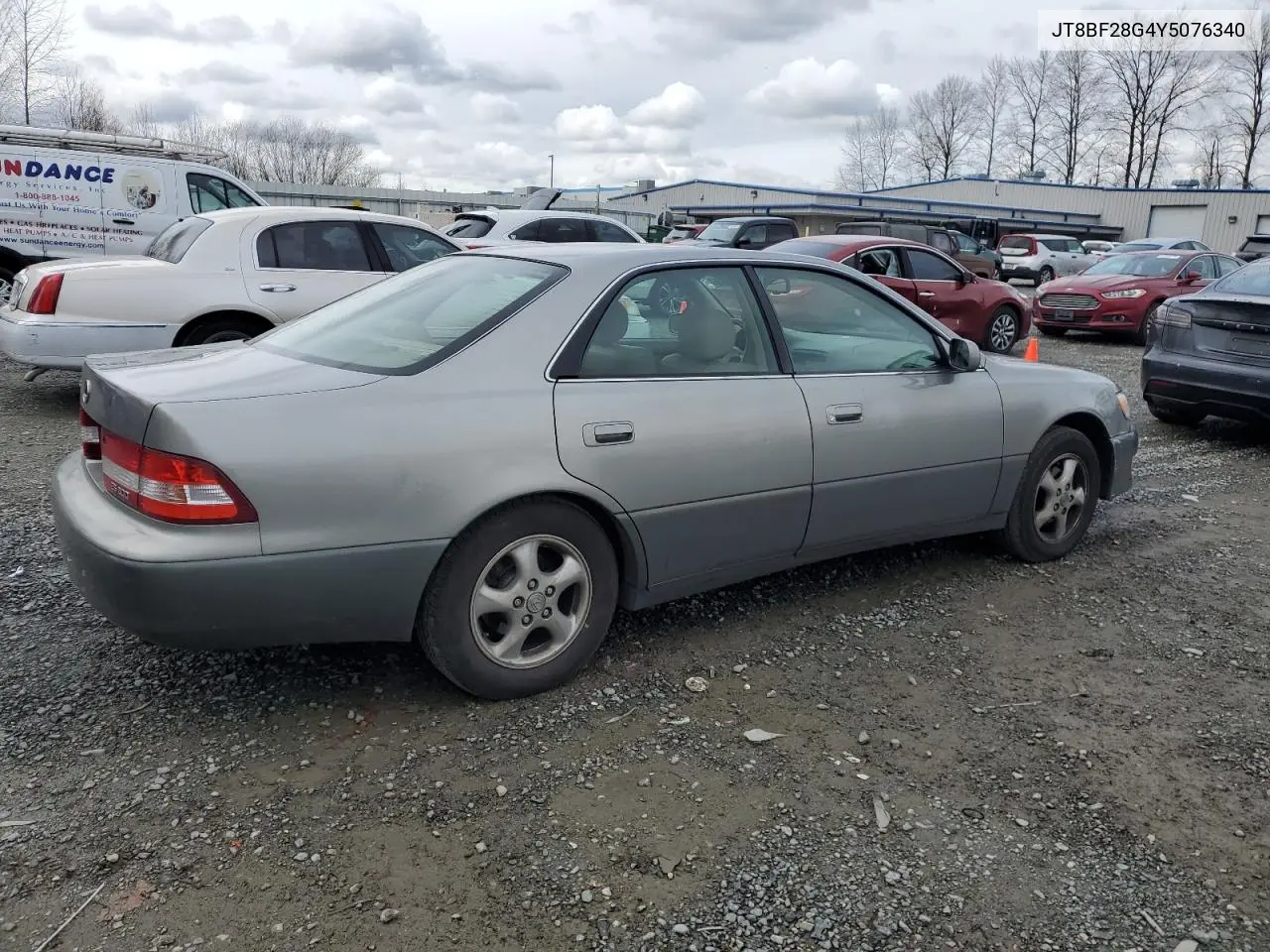 2000 Lexus Es 300 VIN: JT8BF28G4Y5076340 Lot: 48509395