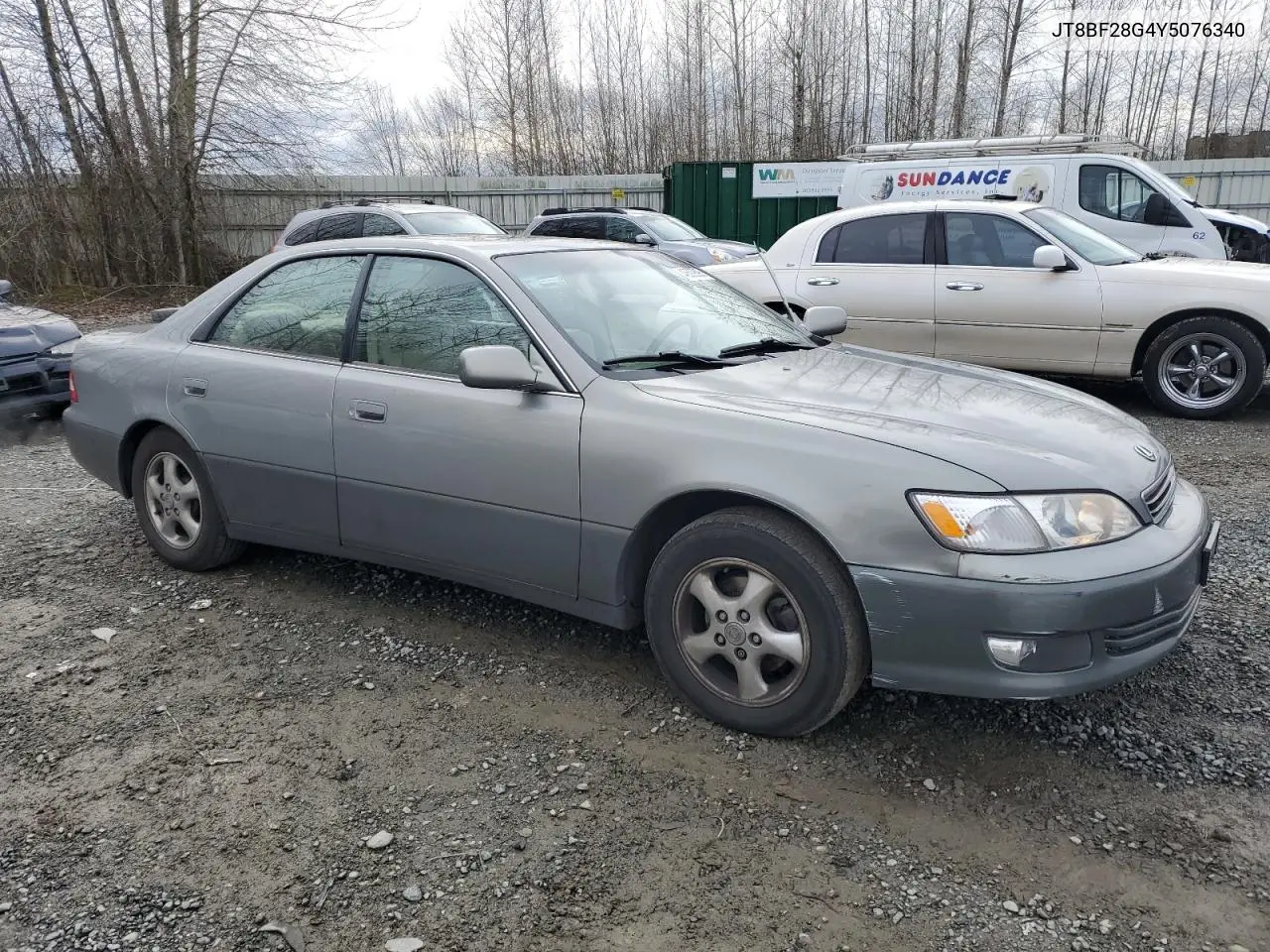 2000 Lexus Es 300 VIN: JT8BF28G4Y5076340 Lot: 48509395
