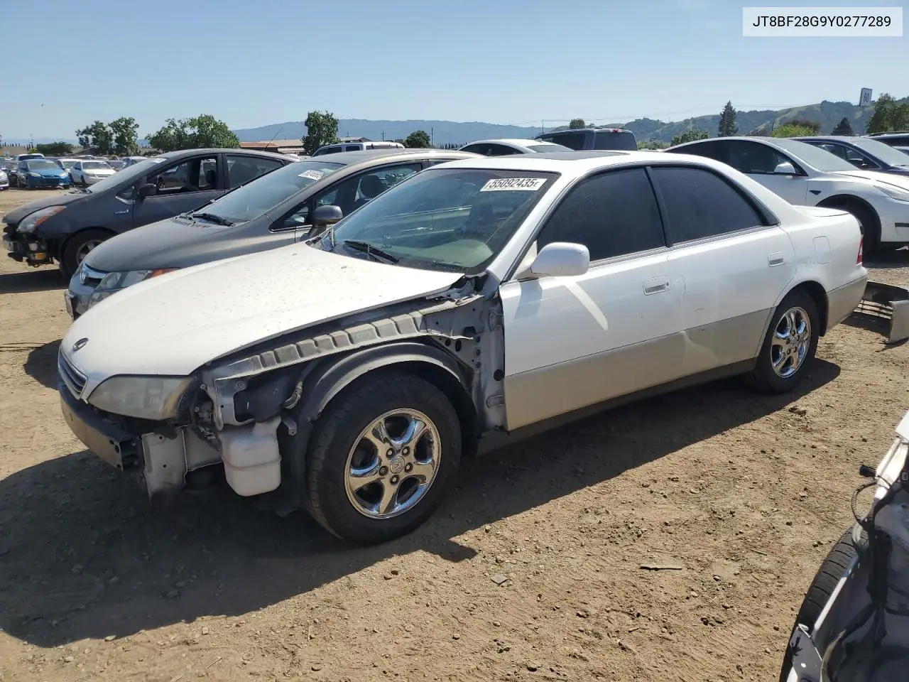 2000 Lexus Es 300 VIN: JT8BF28G9Y0277289 Lot: 55092435