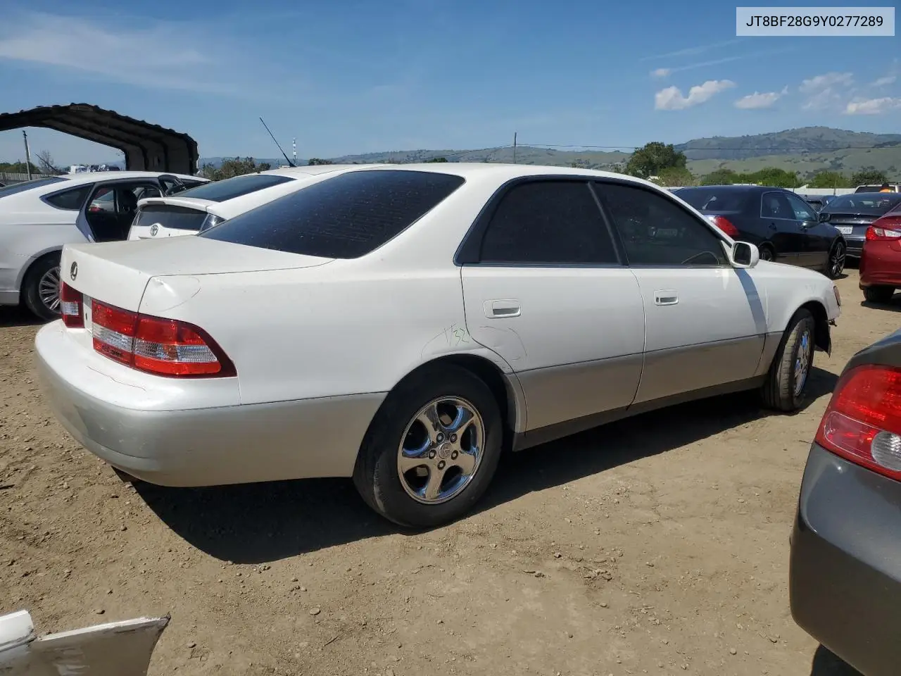 2000 Lexus Es 300 VIN: JT8BF28G9Y0277289 Lot: 55092435