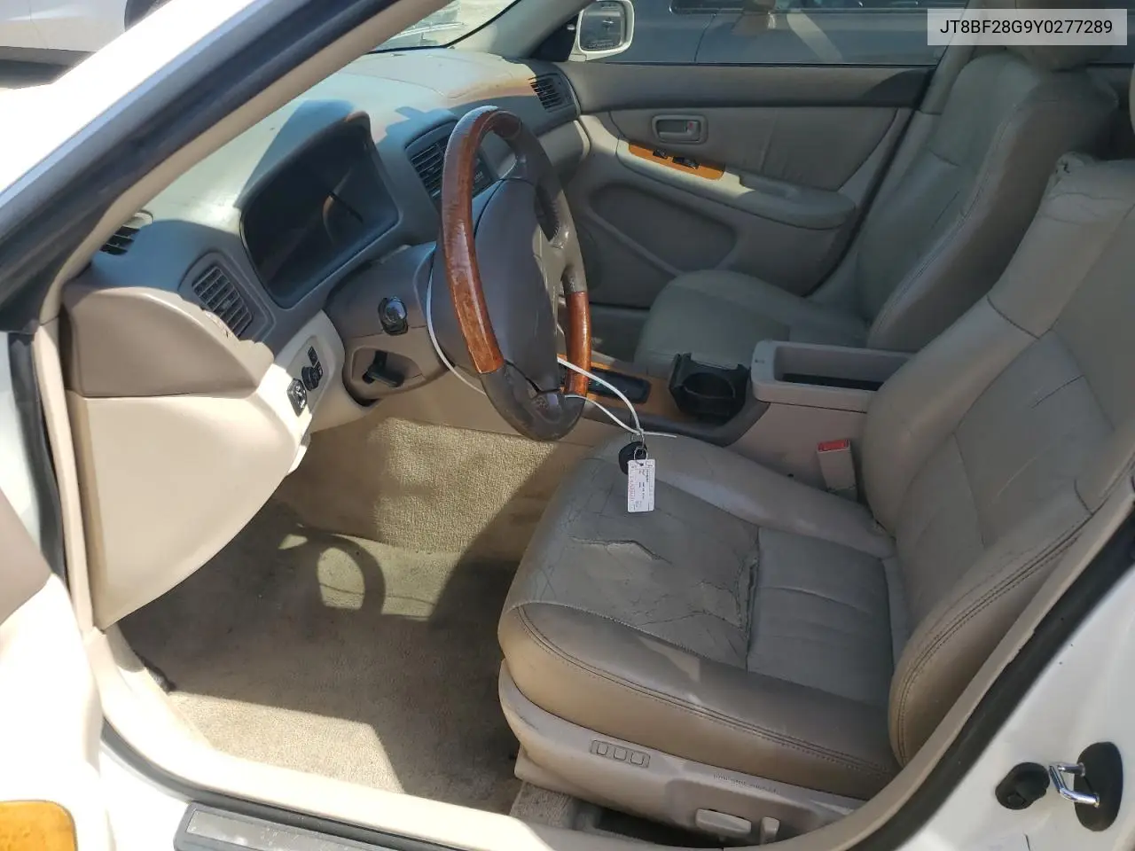 2000 Lexus Es 300 VIN: JT8BF28G9Y0277289 Lot: 55092435