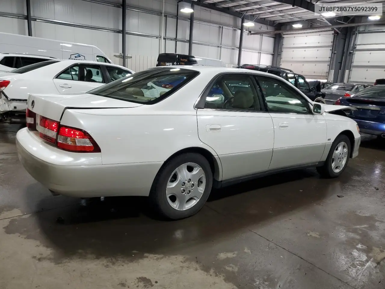 2000 Lexus Es 300 VIN: JT8BF28G7Y5092399 Lot: 55961485