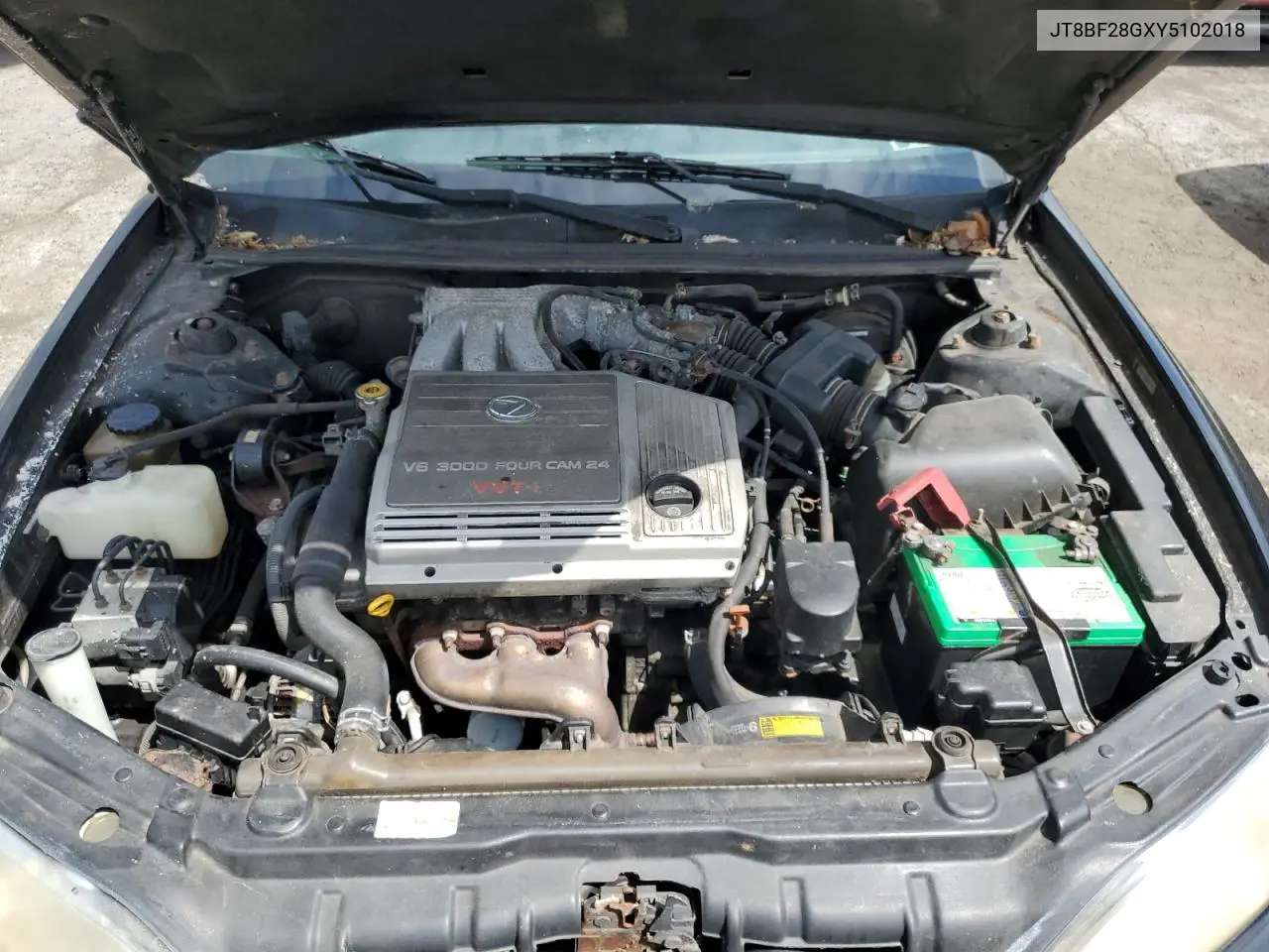 2000 Lexus Es 300 VIN: JT8BF28GXY5102018 Lot: 56132805