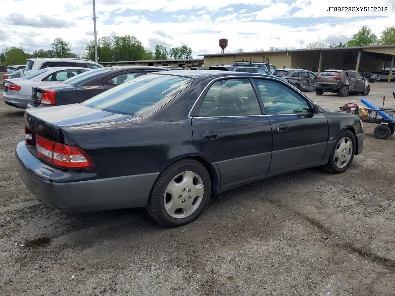 2000 Lexus Es 300 VIN: JT8BF28GXY5102018 Lot: 56132805