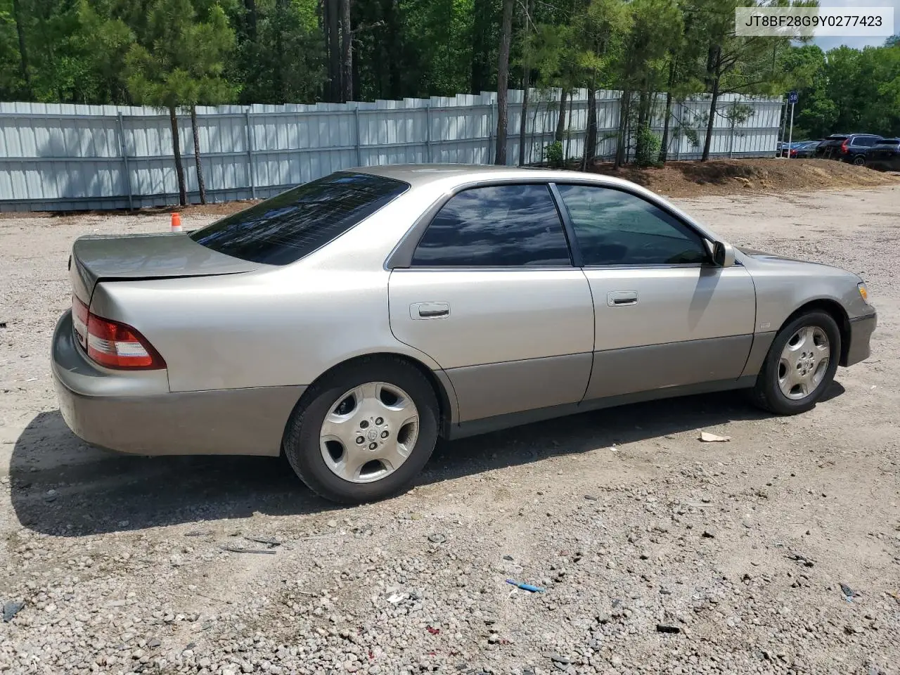 2000 Lexus Es 300 VIN: JT8BF28G9Y0277423 Lot: 56523575
