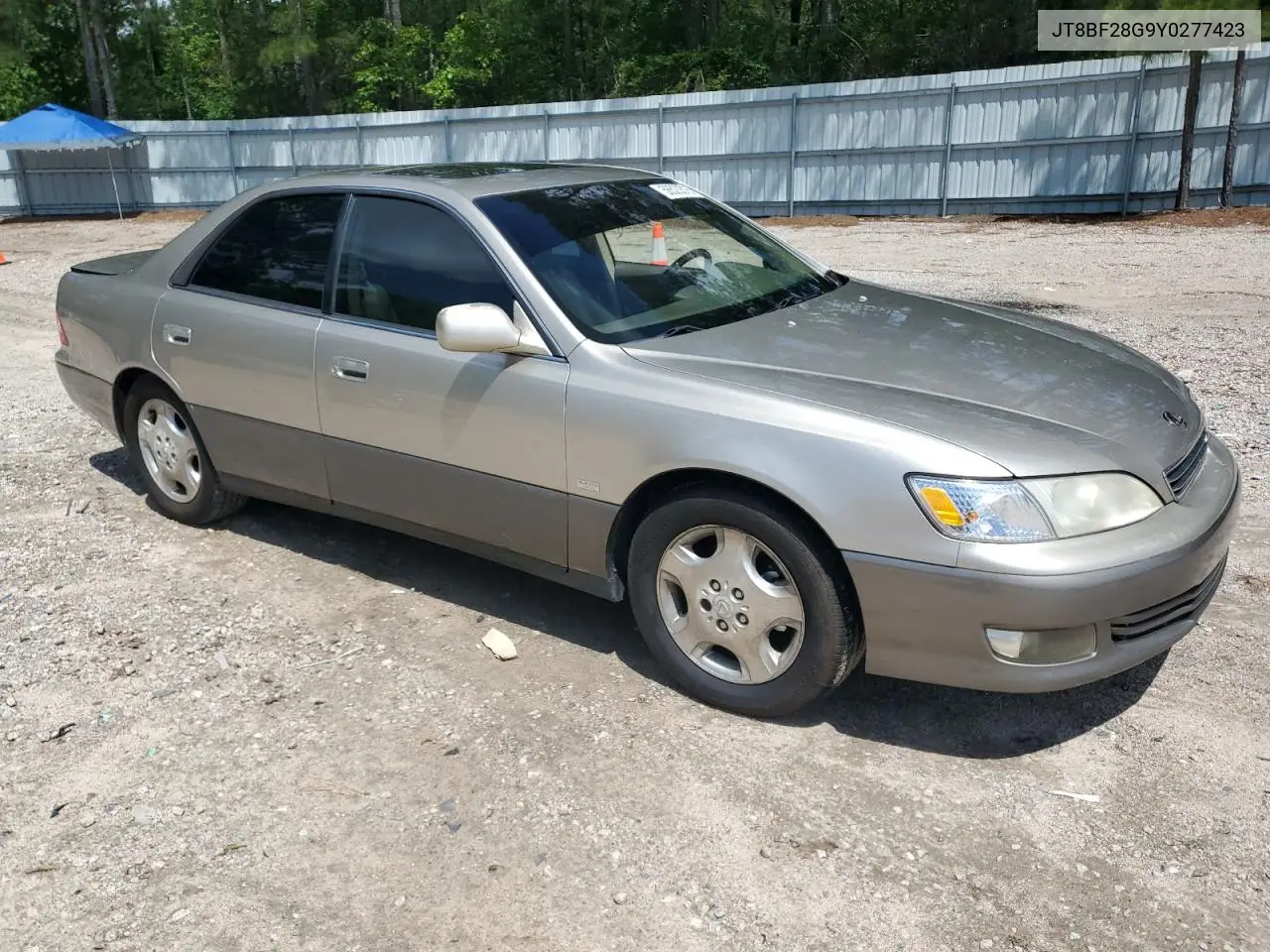 2000 Lexus Es 300 VIN: JT8BF28G9Y0277423 Lot: 56523575