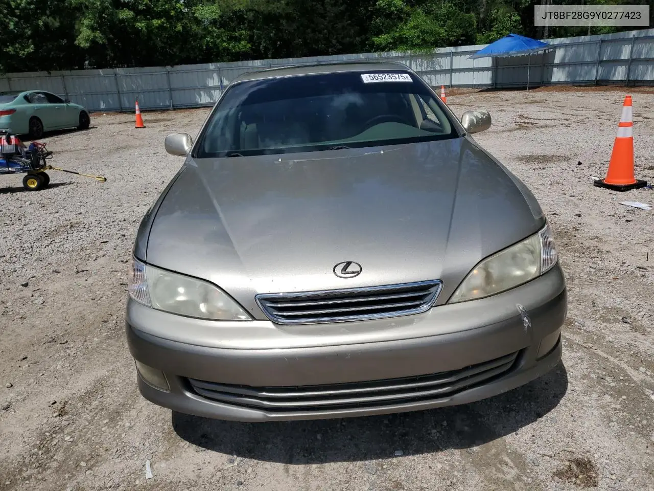 2000 Lexus Es 300 VIN: JT8BF28G9Y0277423 Lot: 56523575