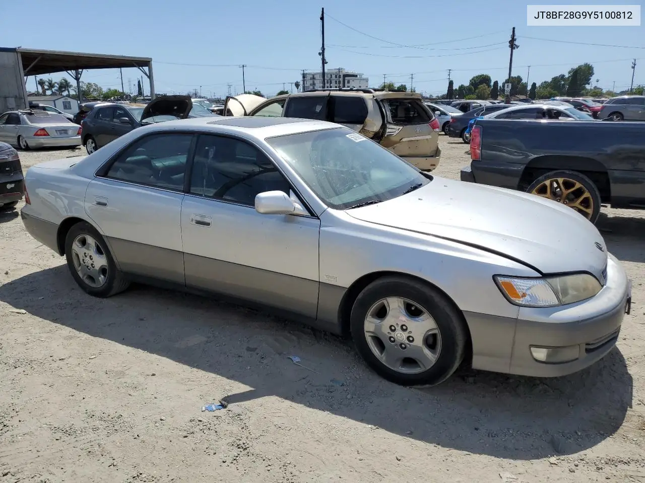 2000 Lexus Es 300 VIN: JT8BF28G9Y5100812 Lot: 56790365