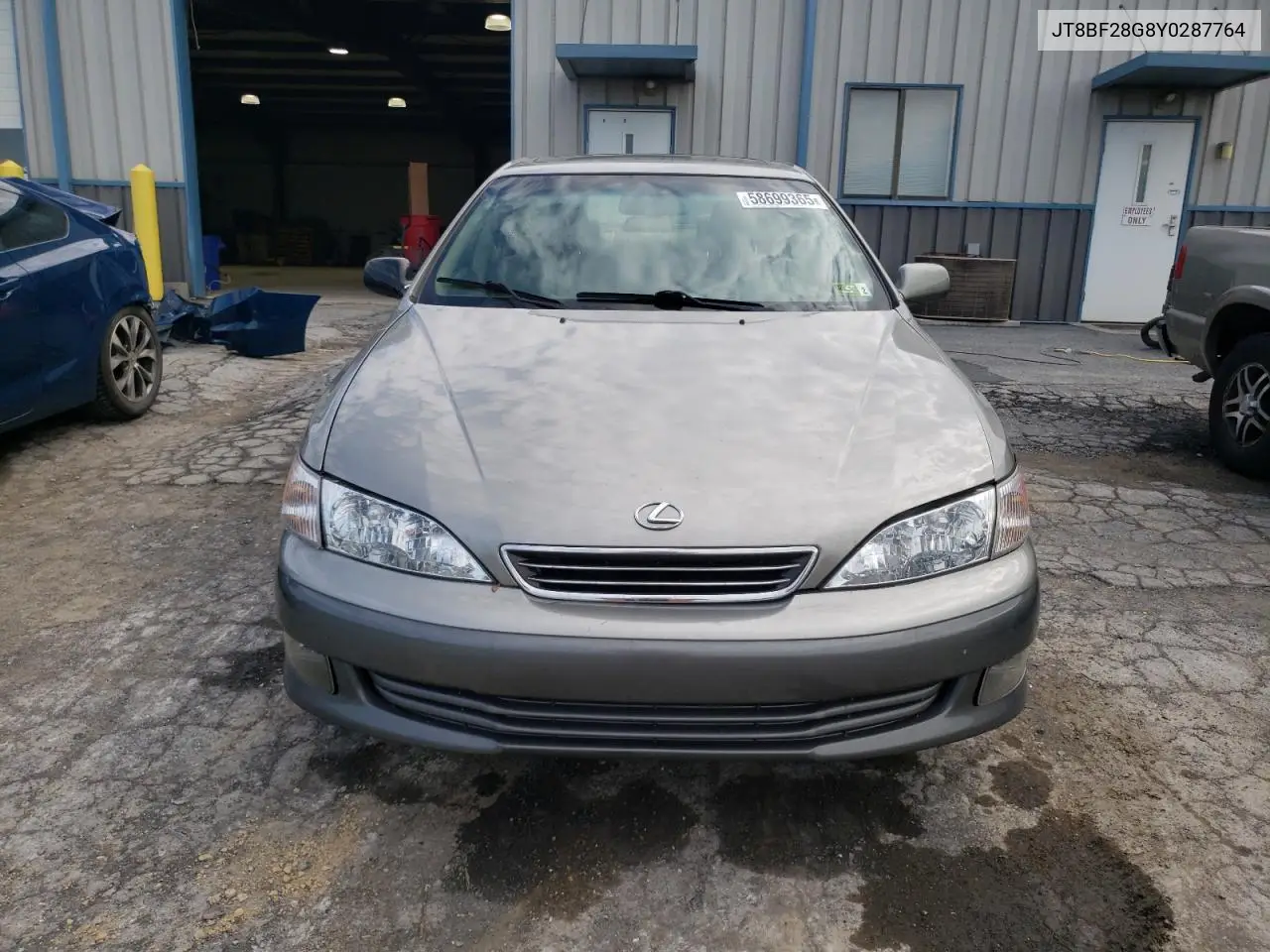 2000 Lexus Es 300 VIN: JT8BF28G8Y0287764 Lot: 58699365