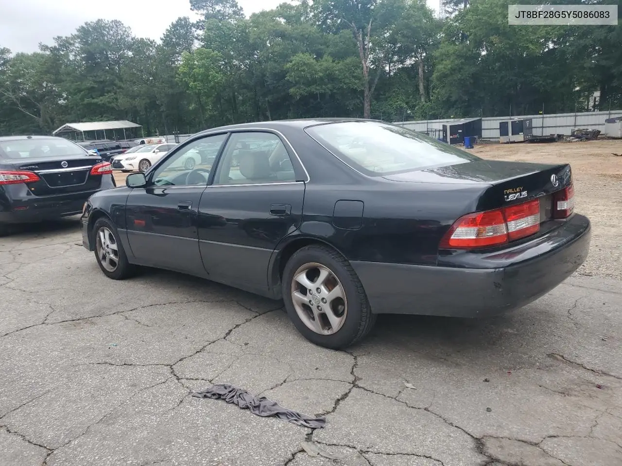 2000 Lexus Es 300 VIN: JT8BF28G5Y5086083 Lot: 59616685