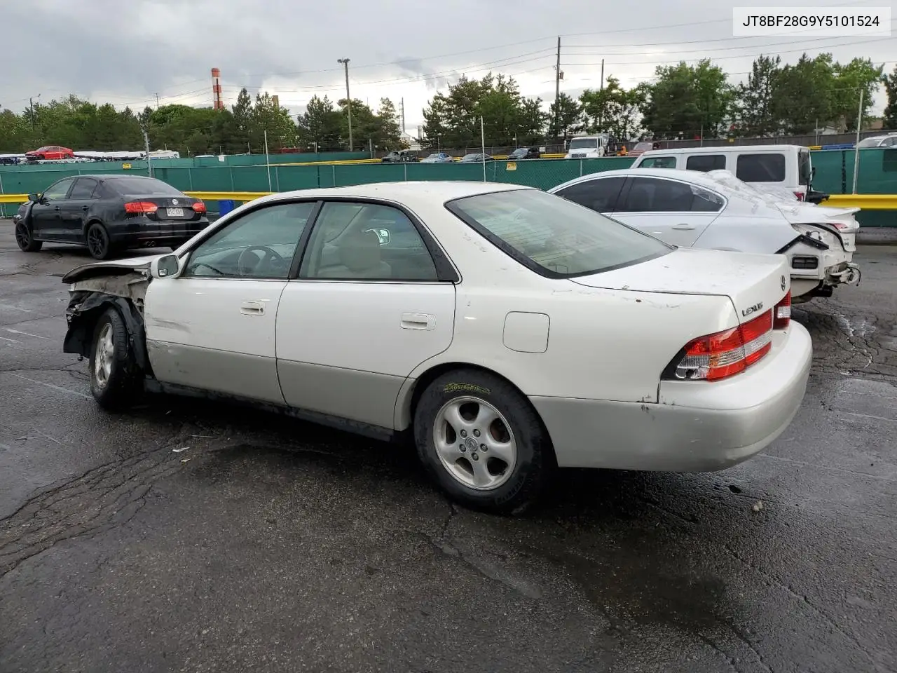 2000 Lexus Es 300 VIN: JT8BF28G9Y5101524 Lot: 60682855