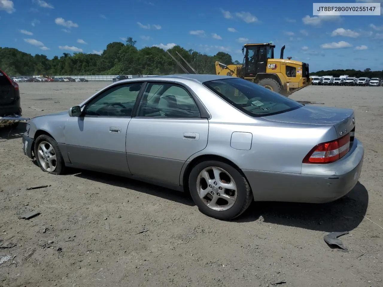 2000 Lexus Es 300 VIN: JT8BF28G0Y0255147 Lot: 61464825