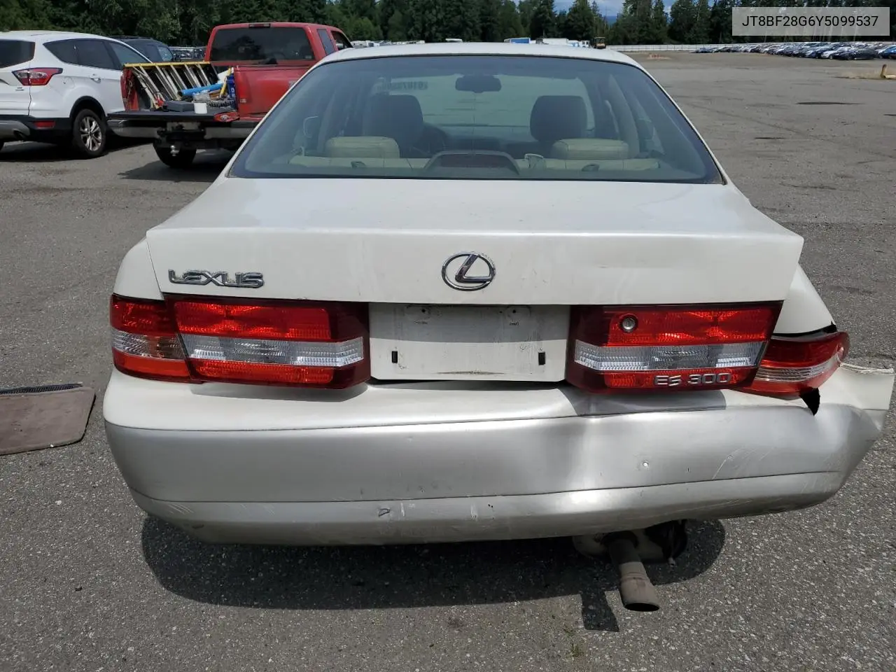 2000 Lexus Es 300 VIN: JT8BF28G6Y5099537 Lot: 61873595