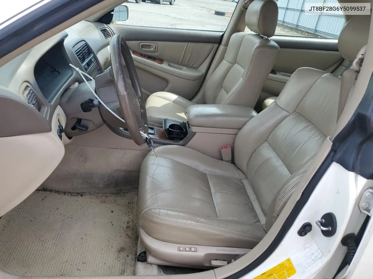 2000 Lexus Es 300 VIN: JT8BF28G6Y5099537 Lot: 61873595