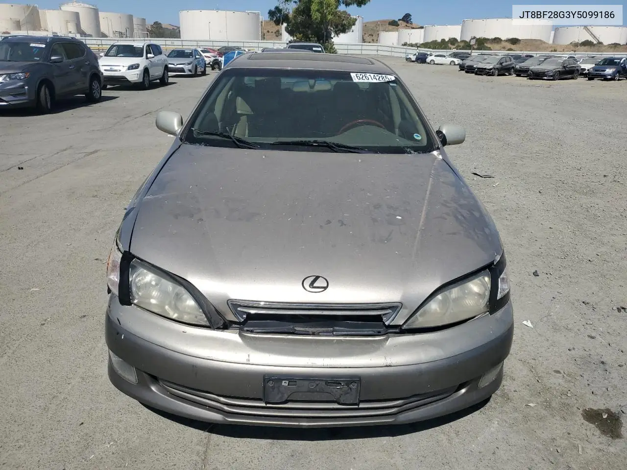 2000 Lexus Es 300 VIN: JT8BF28G3Y5099186 Lot: 62614285