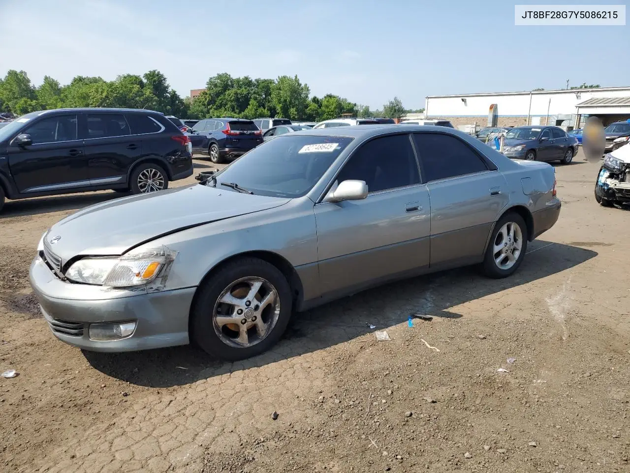 2000 Lexus Es 300 VIN: JT8BF28G7Y5086215 Lot: 62748645