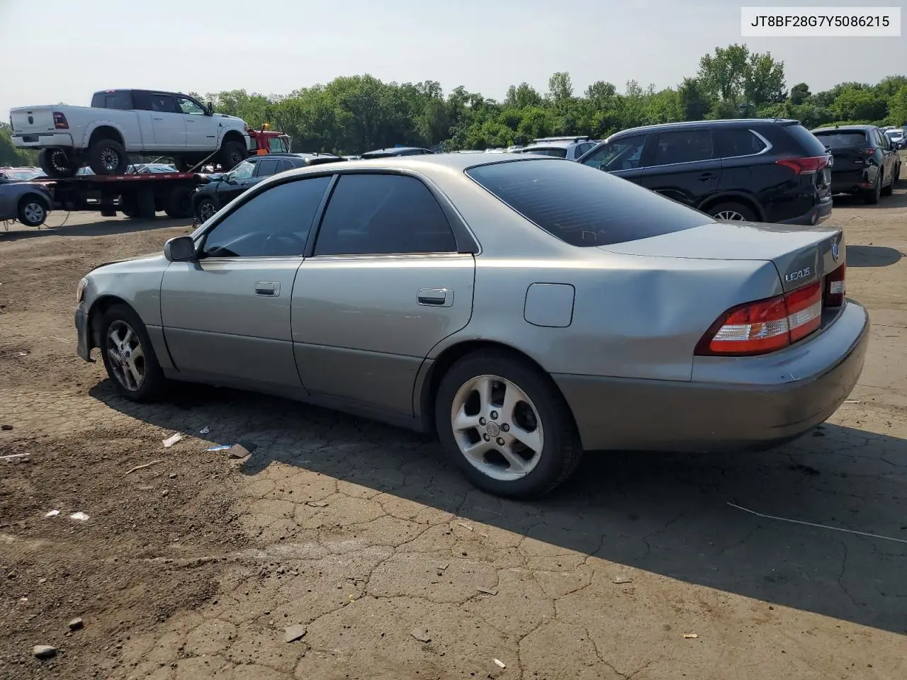 2000 Lexus Es 300 VIN: JT8BF28G7Y5086215 Lot: 62748645