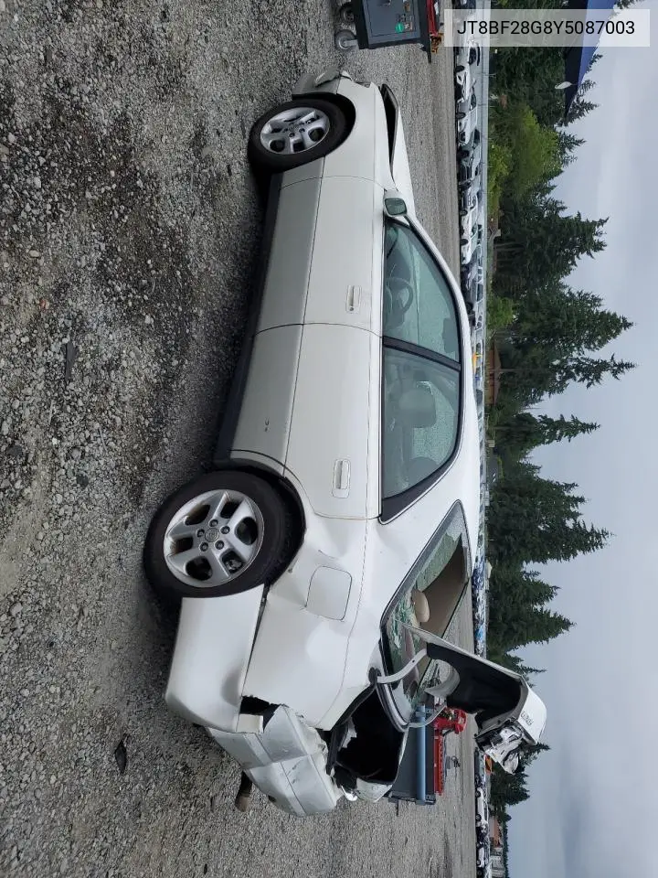 2000 Lexus Es 300 VIN: JT8BF28G8Y5087003 Lot: 62896015